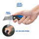 Sheffield Quick Change Lock Back Utility Folding Knife, 4in, ABS Handle, Blue, 12119