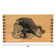 Sheffield Standard Pine Craft Box, Alligator Design, Brown, 12650-5