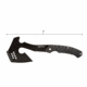 Sheffield Standoff 6in Axe, 6in 420 Stainless Steel Blade with Black Oxide Finish, Scalloped Black ABS Handle, 12153