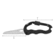 Sheffield Wilco 4-In-1 Carabiner Multi-Tool, Black, 12173