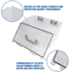 Sheffield XL Field Box, Frost, 12720