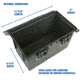 Sheffield XL Field Box w/ Tray, Olive Drab Green, 12712