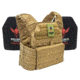 Shellback Tactical Banshee Active Shooter Kit with Level IV Model 1155 Armor Plates, Coyote, One Size, NSN N, SBT-BANRIF-ASK-CT