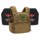 Shellback Tactical Banshee Elite 3.0 Lightweight Level III Armor System, SAPI Cut, Single Curved, 10x12in, Coyote, 2XL/3XL, SBT-BANELT3-LON-III-P-CT-2X3X