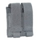 Shellback Tactical Double Pistol Mag Pouch, Molle compatible, Wolf Grey, One Size, SBT-5000-WG