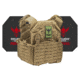 Shellback Tactical Rampage 2.0 Active Shooter Kit with Level IV Model 4S17 Armor Plates, Coyote, One Size, SBT-9031-4S17-CT