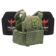 Shellback Tactical Rampage 2.0 Active Shooter Kit with Two Level IV 1155 Plates, Ranger Green, One Size, SBT-9031-1155-RG