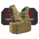 Shellback Tactical Skirmish Active Shooter Kit with Level IV Model 4S17 Armor Plates, Coyote, One Size, SBT-9020-4S17-CT