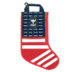 Shellback Tactical Stars and Stripes Christmas Stocking, Red/White/Blue, SBT-9904-RWB