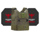 Shellback Tactical Stealth 2.0 Active Shooter Kit with Level IV Model 4S17 Armor Plates, Ranger Green, One Size, SBT-STLTHPC2-4S17-RG