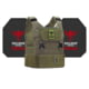 Shellback Tactical Stealth 2.0 Active Shooter Kit with Level IV Model 4S17 Armor Plates, Ranger Green, One Size, SBT-STLTHPC2-4S17-RG