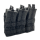 Shellback Tactical Triple Stacker Open Top Pouch for Six M4 Mag, Black, One Size, SBT-3300-BK