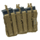 Shellback Tactical Triple Stacker Open Top Pouch for Six M4 Mag, Coyote, One Size, SBT-3300-CT