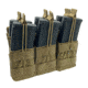 Shellback Tactical Triple Stacker Open Top Pouch for Six M4 Mag, Coyote, One Size, SBT-3300-CT