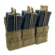 Shellback Tactical Triple Stacker Open Top Pouch for Six M4 Mag, Coyote, One Size, SBT-3300-CT