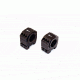 Shepherd Scopes Double Lug Scope Rings, Black anodized, Small Tactical Double Lug Rings