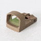 Shield Sights Compact Reflex Mini Red Dot Sight, 8 MOA Dot Reticle, RMSC-4MOA Glass Lens, FDE, RMSC-8-MOA-G-FDE