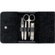 Shilling Manicure Set, Black Leather Case, SHL-K-LMS400
