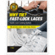 Shoe Gear Why Tie Fast Lock Laces White 373-01