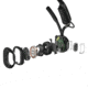 Shokz OpenMeet Open-Ear Headphones, Black, C610-AN-BK-US