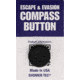 Shomer-Tec Button Compass, 0.75in Diameter Button w/ Titanium Pin, Black, CB-1