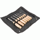 Shop Fox 7 Pc. Gouge Chisel Set, Chrome Vanadium Steel, Ash Handles, 10.75in. to 12in. Long Overall D3780