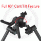 Sierra 7 Extended Length Bipod w/18-24in Fully Extended Raptor Feet, Black, 380-977