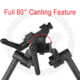Sierra 7 Extended Length Bipod with Extended Rubber Feet, Matte Black, 380978