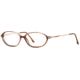 Calligraphy Collections Porcelain SESC PORC00 Progressive Prescription Eyeglasses - Brown SESC PORC005235 BN
