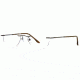 Calligraphy Collections Techno SESC TECH00 Single Vision Prescription Eyewear - Brown SESC TECH004940 BN