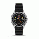 Silencer 44.5mm Silver Steel Case, Black Rubber I Band