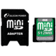 Silicon Power miniSD 45X Memory Card - 2GB