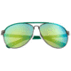 Sixty One Sunglasses Wreck Polarized Sunglasses - Unisex, Gunmetal/Green, One Size, SIXS107GM
