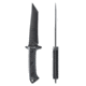 Skallywag Tactical Riptide Tanto Fixed Blade Knife, 6.35 in, D2, Tanto Blade, G10 Handle, Black, Riptide Tanto-Black