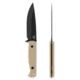 Skallywag Tactical Wanderer Fixed Blade Knife, 4.75 in, 154CM, Straight Back Blade, G10 Handle, Tan, Wanderer-Tan