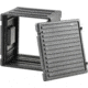 SKB Cases 12U Space Roto Molded Rack, Black, 25 in. X 24 in. X 24 in. 1SKB-R12U