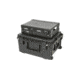 SKB Cases 2U iSeries Wireless Mic Fly Rack with Wheels, Black, 25.25in x 19.75in x 12.75in 3i-221710WMC