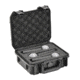 SKB Cases Injection Molded Microphone Case, 3 Mics, Black, 3I-0907-MC3