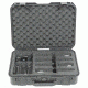 SKB Cases iSeries Injection Molded Case for 4 Wireless Mic Systems, Black 3i-1813-5WMC