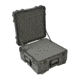 SKB Cases Cases Roto Mil-Std Water-proof Case 12 Deep with pull handle and wheels 22 x 22 x 12, Cubed Foam, 3R2222-12B-CW