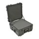 SKB Cases Cases Roto Mil-Std Water-proof Case 12 Deep with pull handle and wheels 22 x 22 x 12, Cubed Foam, 3R2222-12B-CW