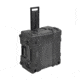 SKB Cases Roto Mil-Std Waterproof Case, 22x22x12in - No Foam Pull Handle, Wheels 3R2222-12B-EW