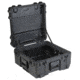 SKB Cases Roto Mil-Std Waterproof Case, 22x22x12in - No Foam Pull Handle, Wheels 3R2222-12B-EW