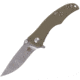 SKIF Knives Boy SW Olive Folding Knife, 4.5in Closed, 3.5in Stonewash Finish 8Cr13MoV Blade, OD Green G10 Handle, IS-008OG