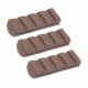 Slide Fire Solutions Rail Pack Includes Three 4 Slot Rail Sections 1.92 Inches Dark Earth