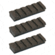 Slide Fire Solutions Rail Pack Includes Three 5 Slot Rail Sections 2.15 Inches OD Green