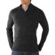 Smartwool Lightweight Front Range Half Zip - Men's-Gray/Crimson-Large