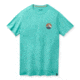 Smartwool Merino Sport 150 Two Peaks Graphic Tee - Mens, Iceberg Blue, Medium, SW000793F62M