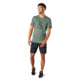 Smartwool Merino Sport 150 Van Days Graphic Tee - Mens, Sage Heather, Extra Large, SW000795F72XL