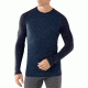 Smartwool Midweight Pattern Crew Long Sleeve - Men's-Deep Navy-Large
